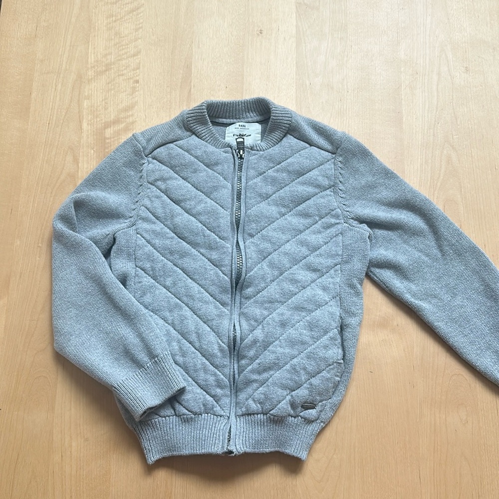 Boys Zara Knit Wear Cardigan Sweater Size 7